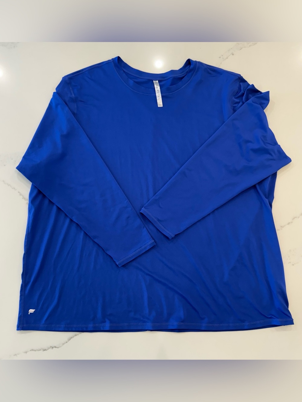 Fabletics Women’s Long Sleeve Performance Shirt in Royal Blue